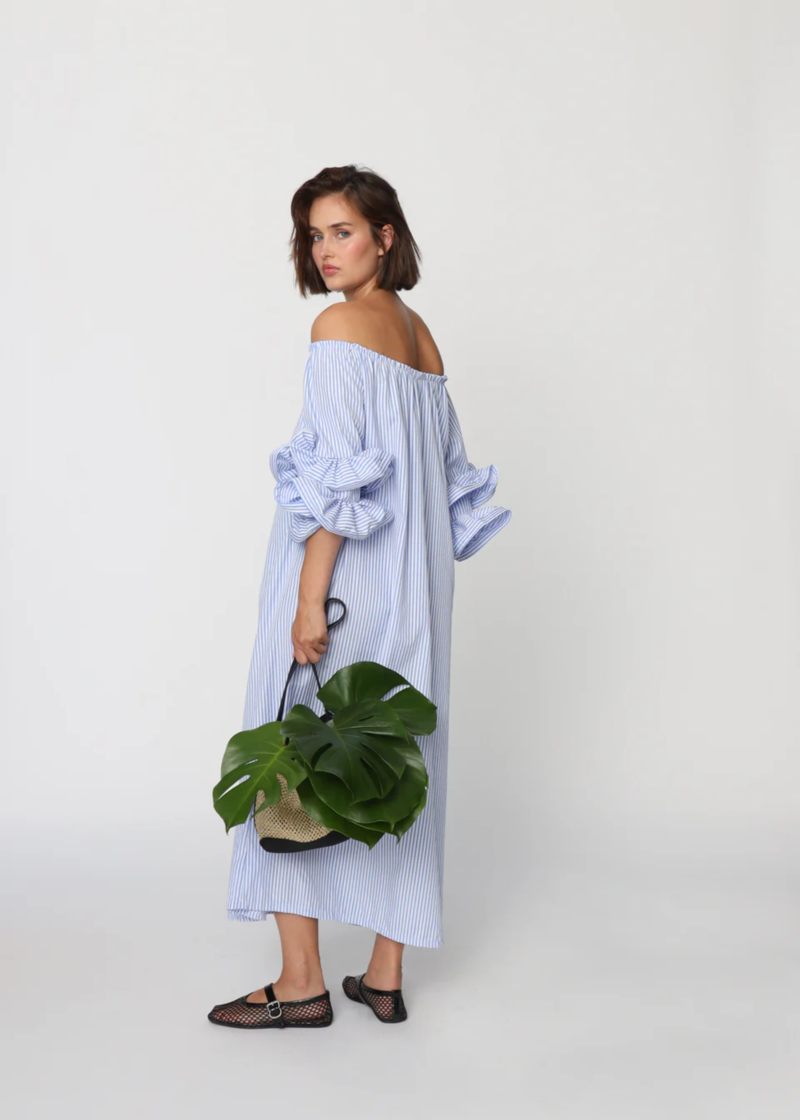 CRAS Itacras Dress - Blue/White Striped