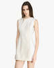 JW ANDERSON Denim Twill Mini Shift Dress - Cream - Thumbnail 3