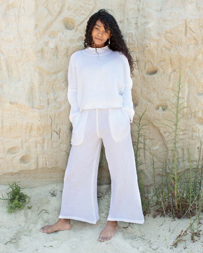 Honest Cotton Long Palazzo Pant