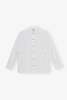 Ganni Cotton Poplin Oversized Tie String Shirt - Thumbnail 1