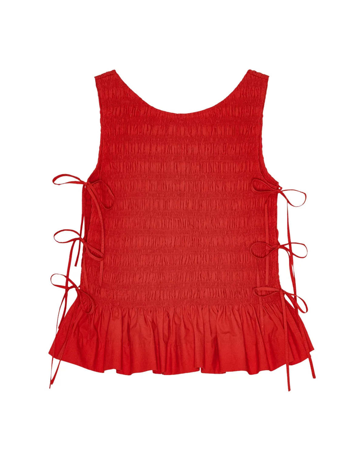 Cotton-Poplin-Smock-Tie-String