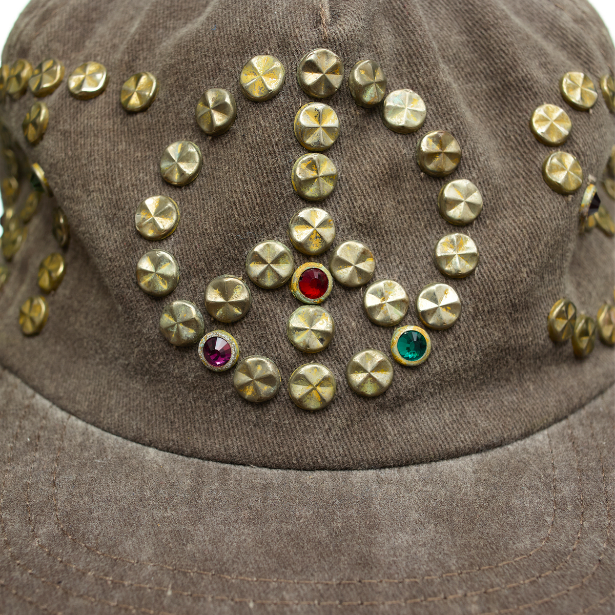 Satoshi Nakamoto Cap with Riveted Logo - Brown | Garmentory