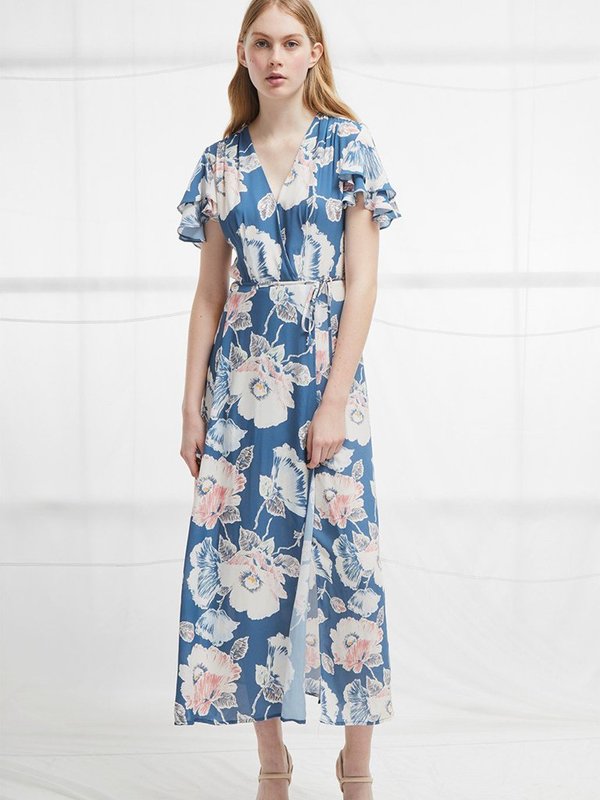 sachin and babi light blue dress Maxi & Long Dresses main image 1