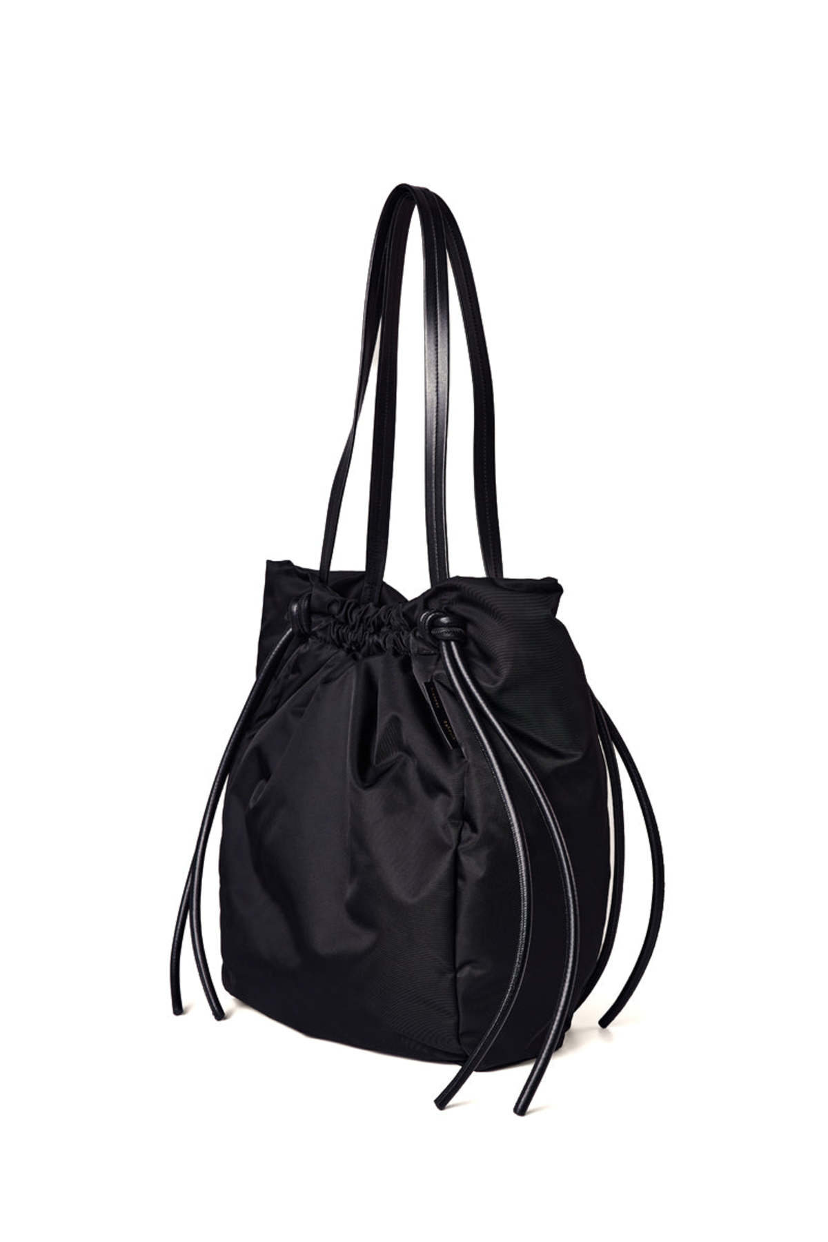 Proenza Schouler Nylon Drawstring Tote - Black - Image 3 of 3