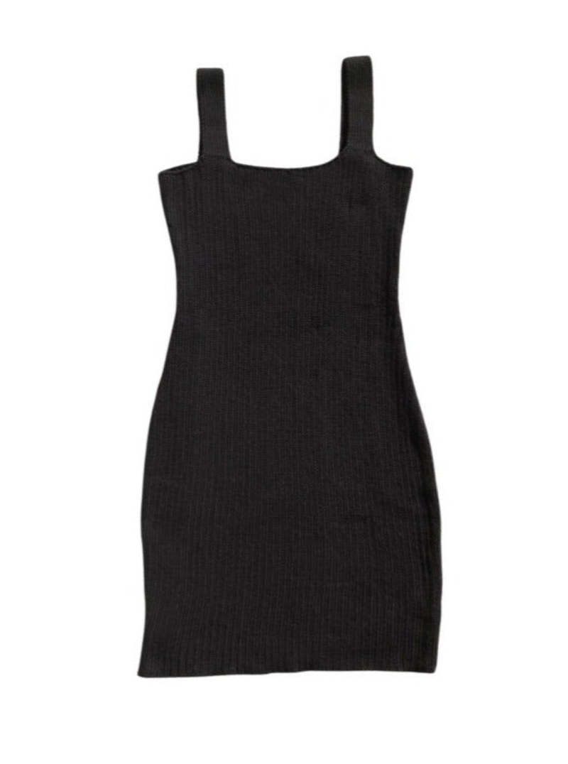 Honest Cotton Square Knit Dress