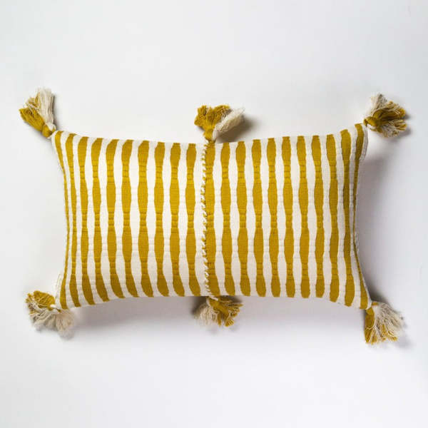 Archive New York Antigua Pillow - Ochre Striped Archive New York Antigua Pillow - Ochre Striped