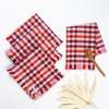 Archive New York Noel Plaid Party Napkin - Red Currant/Cranberry/Light Pink - Thumbnail 1