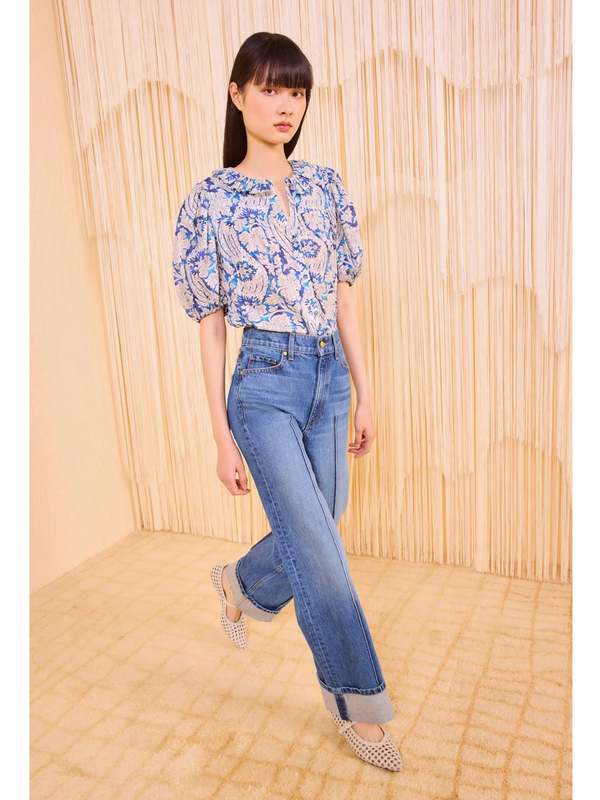 Ulla Johnson Amari Short Sleeve Blouse