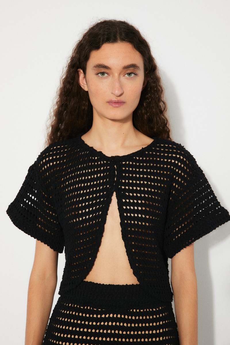 RITA ROW ② 2180－TO Knit bustier レディース ブラック FREE Rita Row Leaf Top - Black | Garmentory