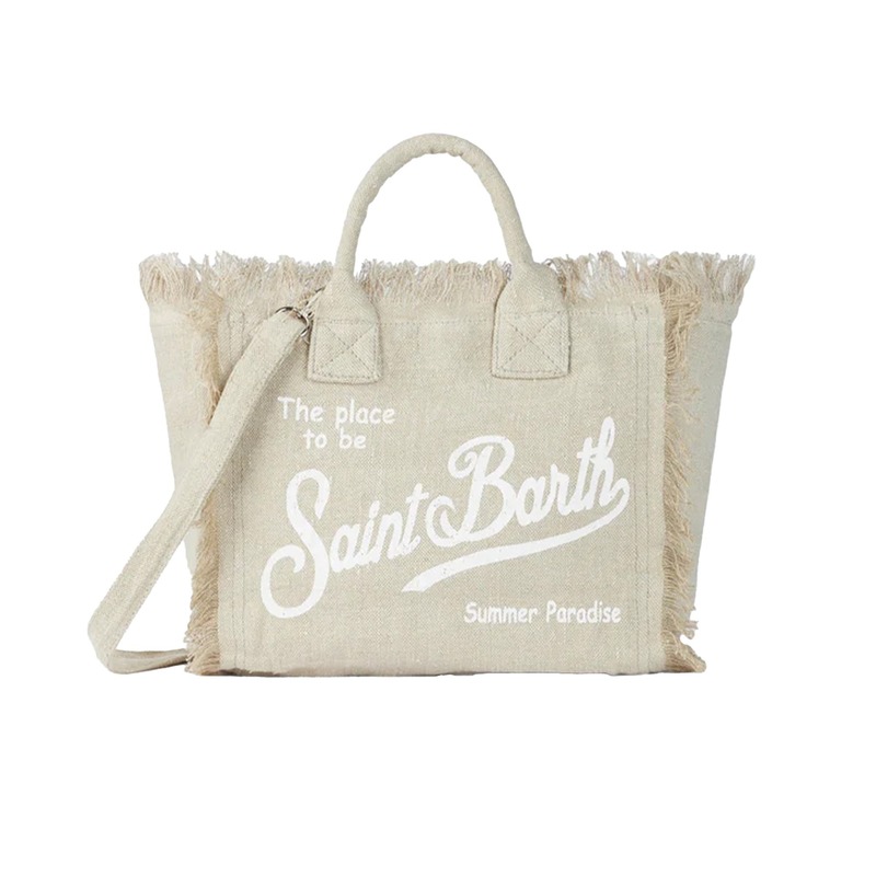 MC2 Saint Barth Colette Linen Bag - Beige | Garmentory