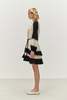 Devotion Twins Emphasis Dress - Black/Ecru - Thumbnail 3