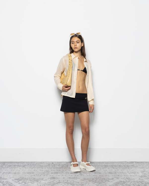 【関税込み】Gimaguas ブラック Carolina ミニスカート Carolina Mini Skirt Black - Bottoms - Gimaguas