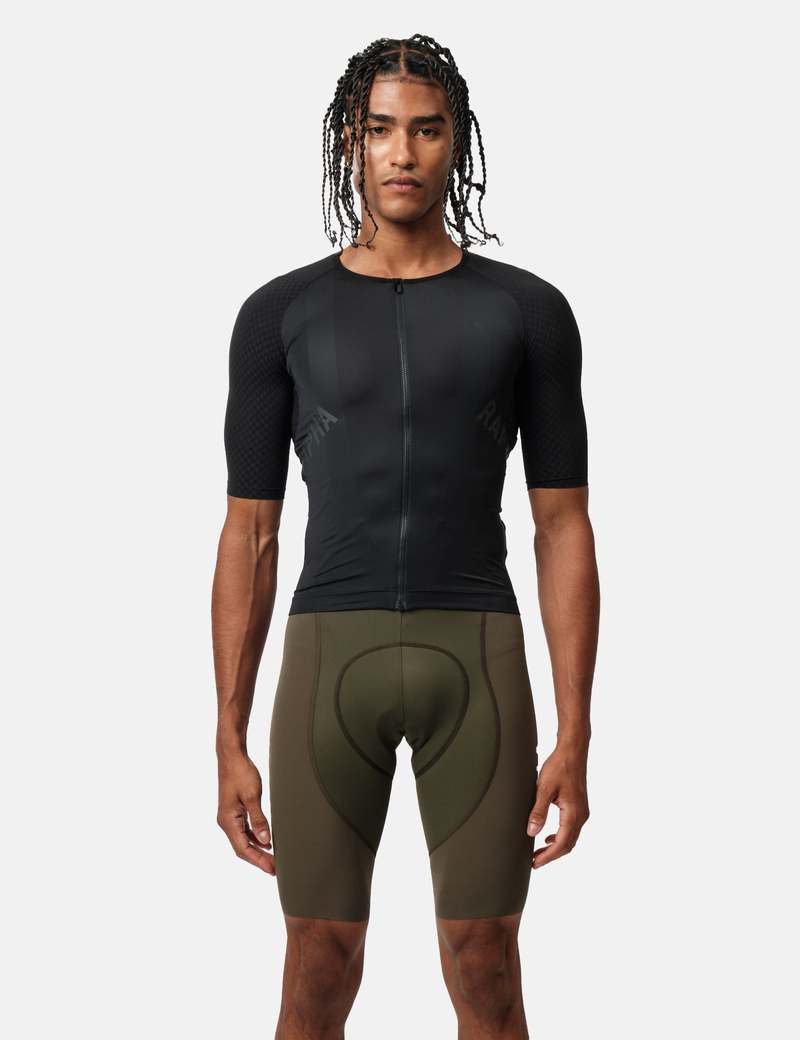 Rapha Pro Team Aero Jersey Black/Grey Garmentory