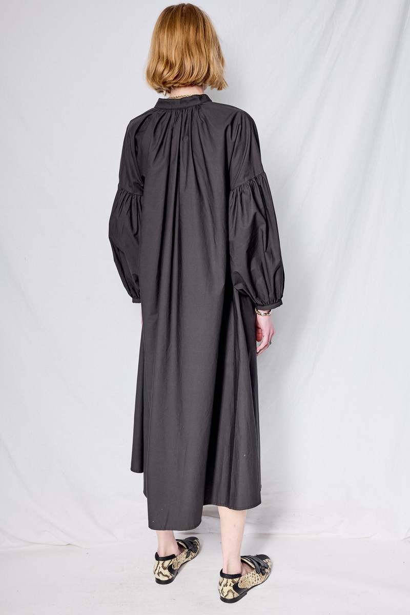 Black Crane Balloon Sleeve Dress Black Crane Balloon Sleeve Dress