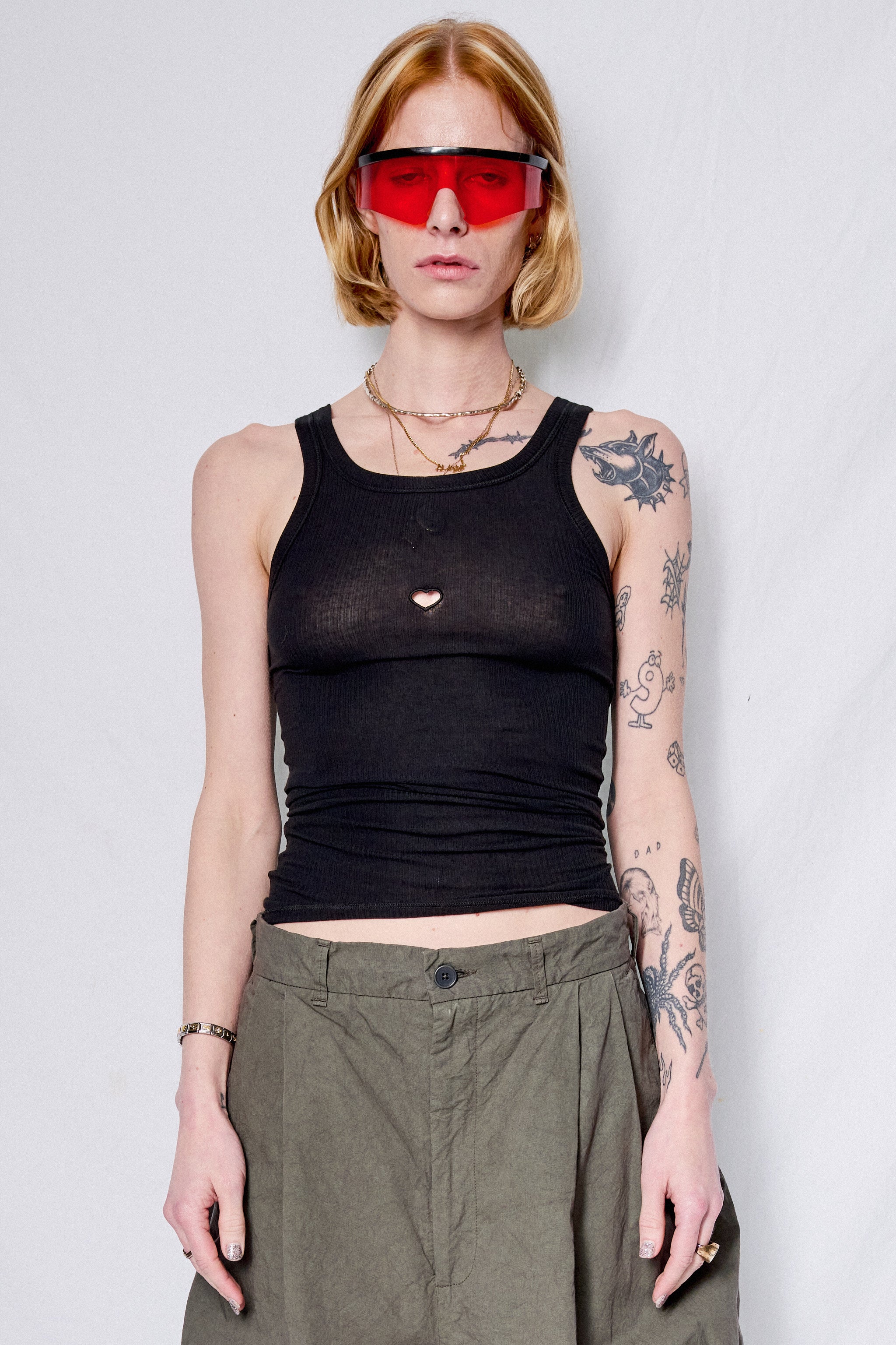 【BASERANGE】HEART TANK/BLACK Heart Tank Black | Maplestore