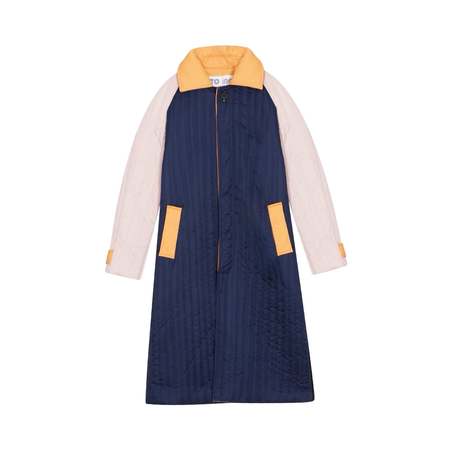 Auralee Melton wool and alpaca trench coat Auralee