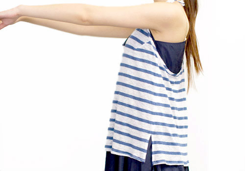 KOCH Ricky Racer Back Linen Tank Top KOCH Ricky Racer Back Linen Tank Top