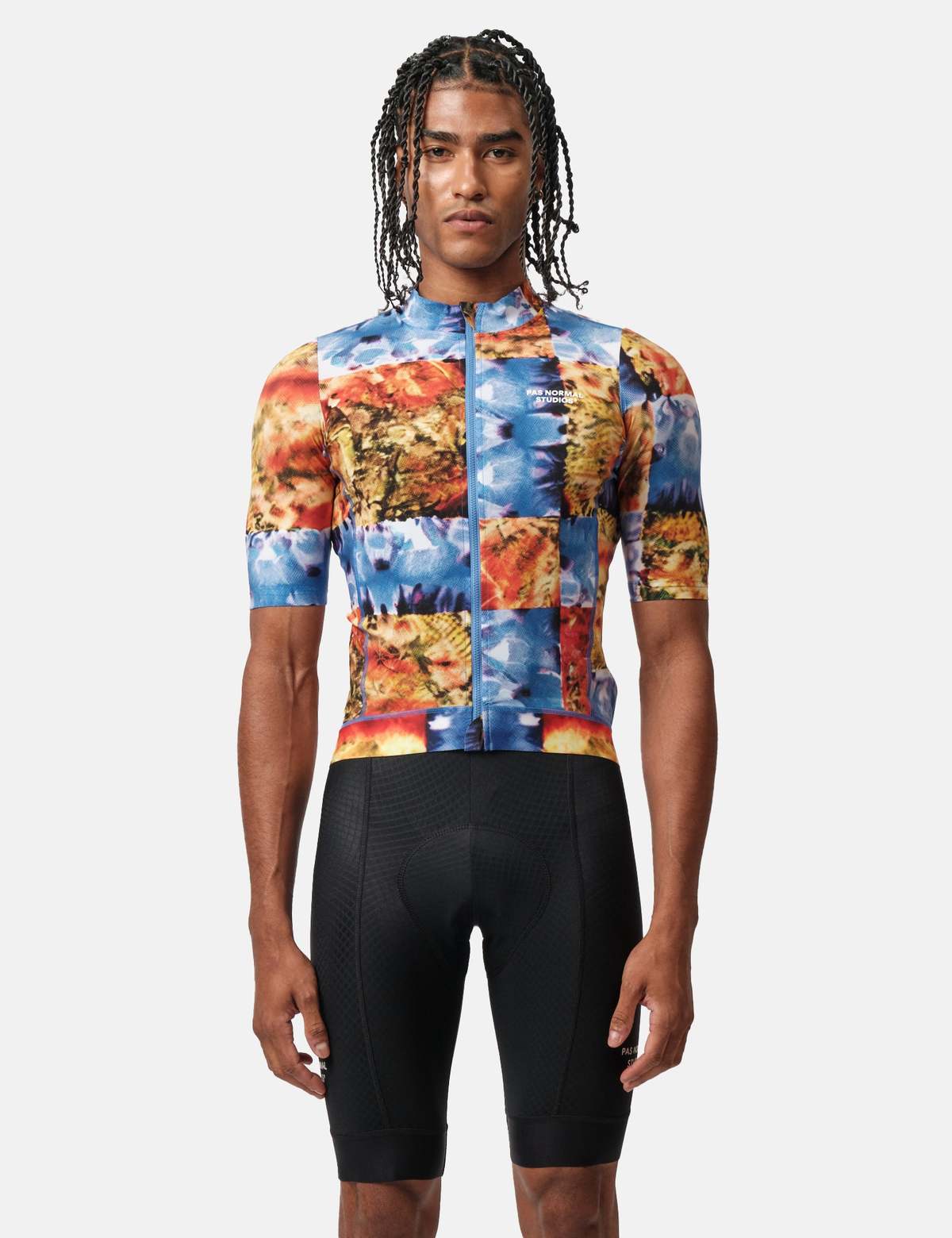 Tappei　Pas Normal Studios Men's Pas Normal Studios Essential Jersey - Kaleidoscope Blue Multi