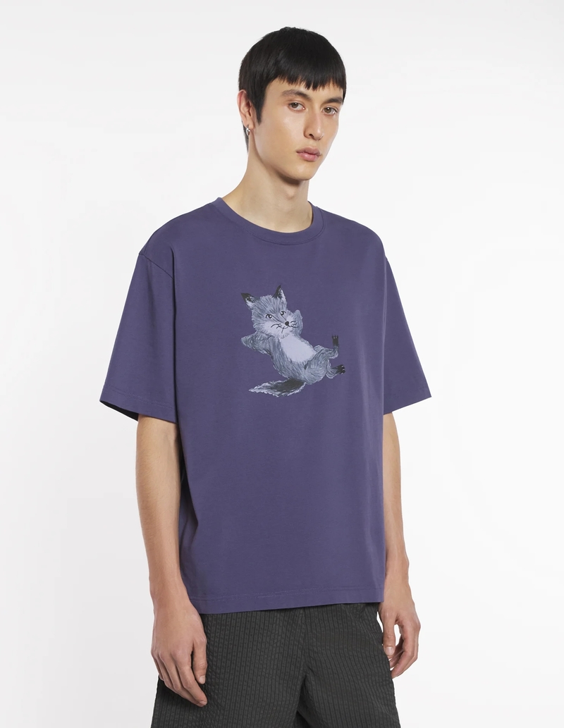 【送料&関税込】Maison KitsunAC T-shirt Tee-shirt & Polos - Ready to Wear - Men | Maison Kitsuné