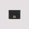 MIU MIU Business Card Wallet - Black - Thumbnail 2