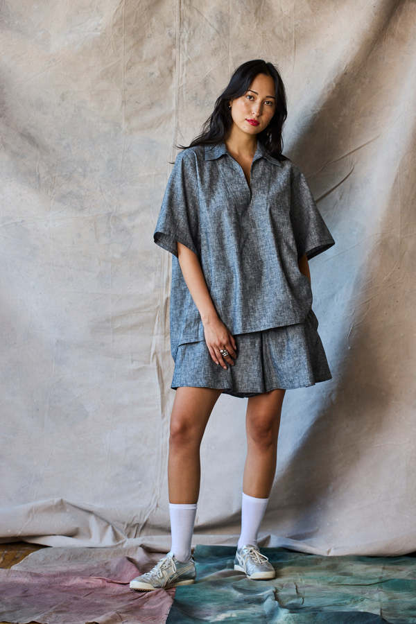 Devlyn Van Loon Collared Pullover Shirt - Static