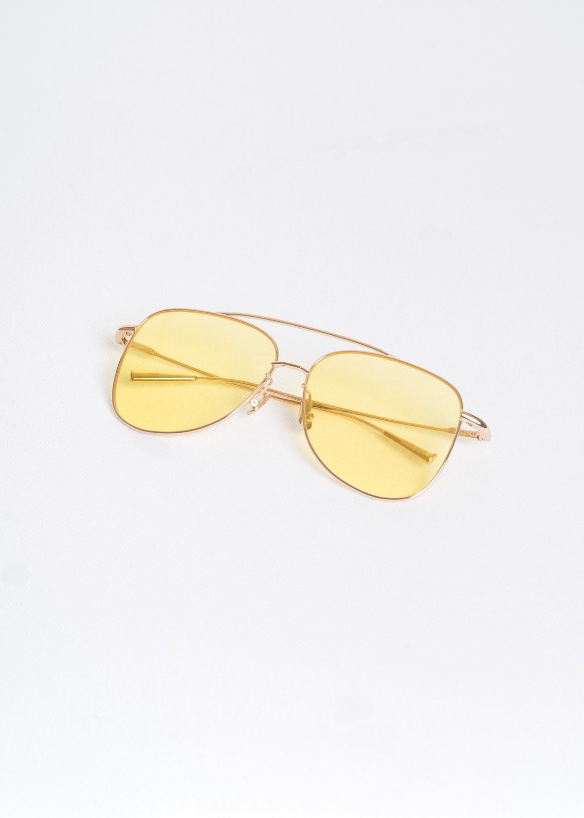 UNISEX Ambush SSS Edie Sunglasses - Gold and Yellow | Garmentory