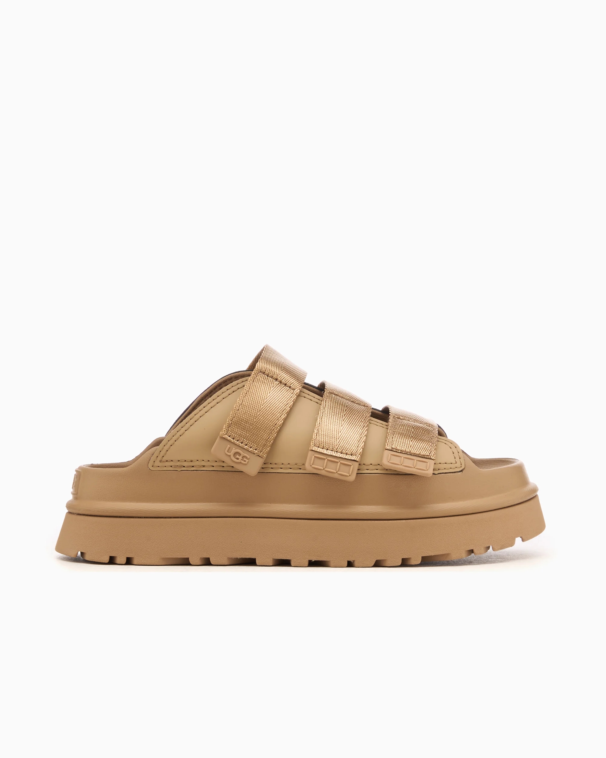 UGG Goldenglow Slide - Dark Sand | Garmentory