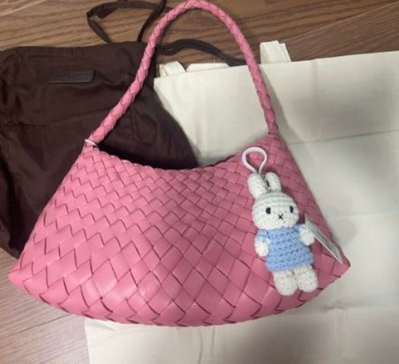 バッグ DRAGON DIFFUSION ROSANNA PASTEL PINK Dragon Diffusion Rosanna bag - Yelow/Verde/Pastel Pink
