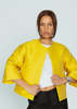Odeeh Collarless Jacket - Lemon - Thumbnail 1