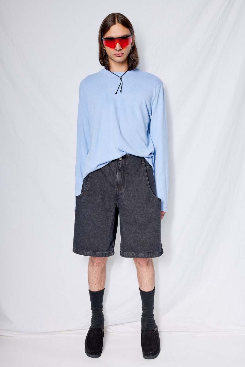 Jungmaven Coastal Blue Baja Long Sleeve Tee Jungmaven Coastal Blue Baja Long Sleeve Tee