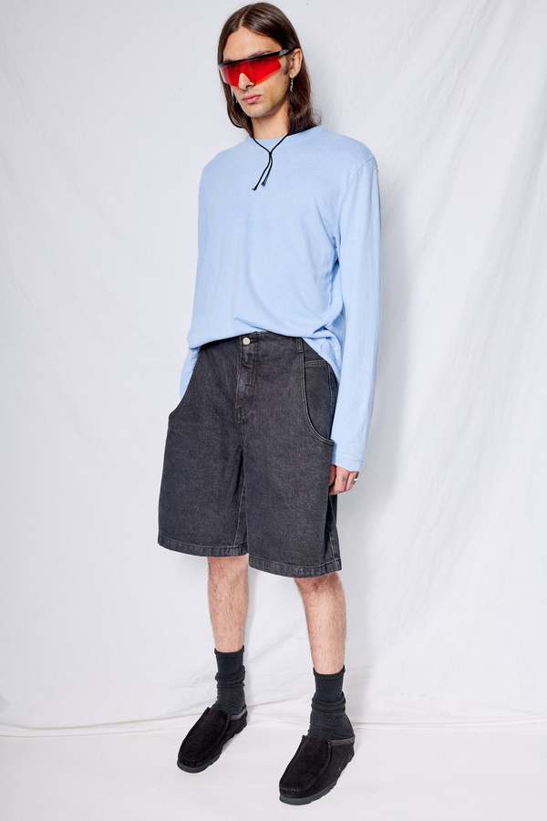 Jungmaven Coastal Blue Baja Long Sleeve Tee Jungmaven Coastal Blue Baja Long Sleeve Tee