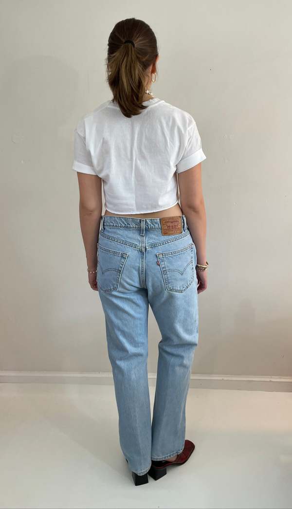 Vintage 80s Levi's 505 High Waisted Faded USA Jeans 32x31 | Garmentory