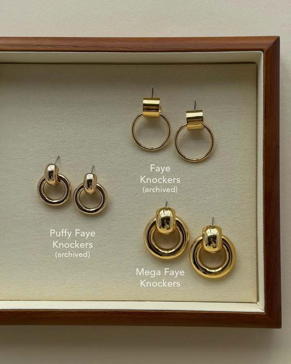 Jenny Bird Mega Faye Knockers Earrings