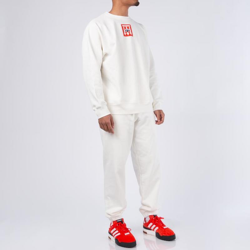 Adidas Originals By Alexander Wang Graphic Jogger Sweats White