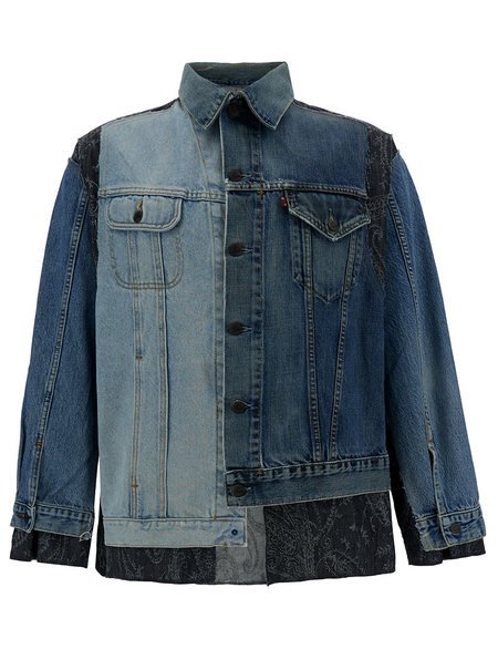Needles Darts Jean Jacket 10oz Denim Papillon Jacquard