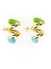 Sunnei Double Fusillo Earring - Multicolour - Thumbnail 1