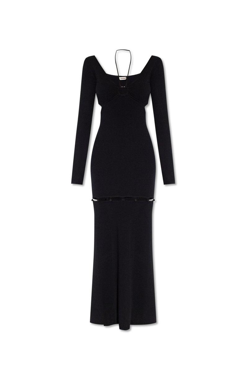 Nanushka Varda Ribbed Dress - Black