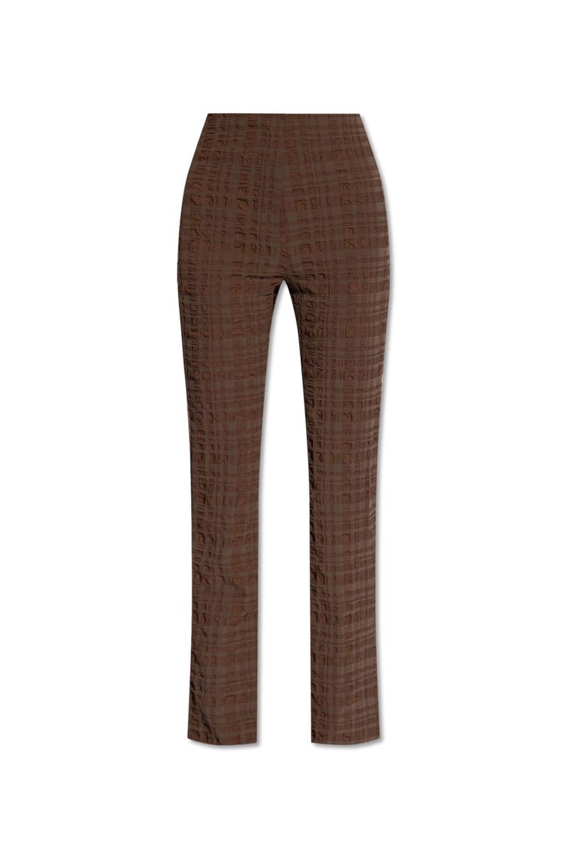 Nanushka Juna Trousers - Dark Brown Nanushka Juna Trousers - Dark Brown