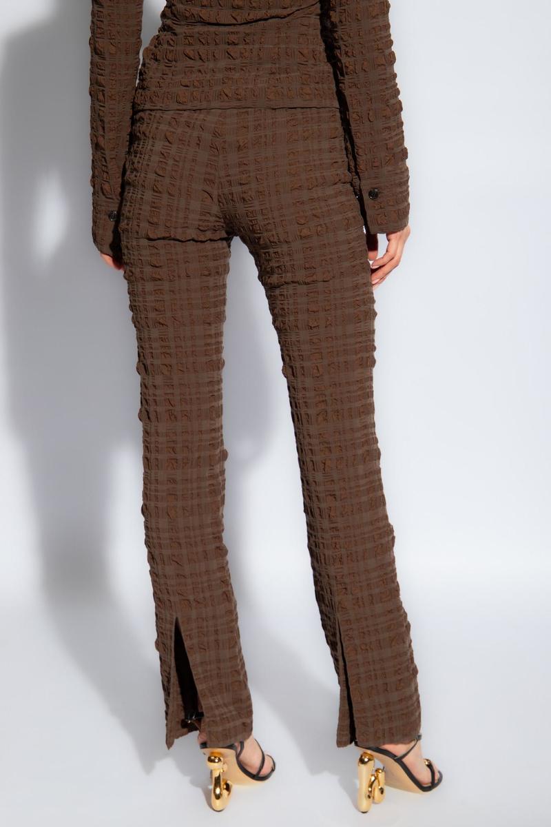 Nanushka Juna Trousers - Dark Brown Nanushka Juna Trousers - Dark Brown