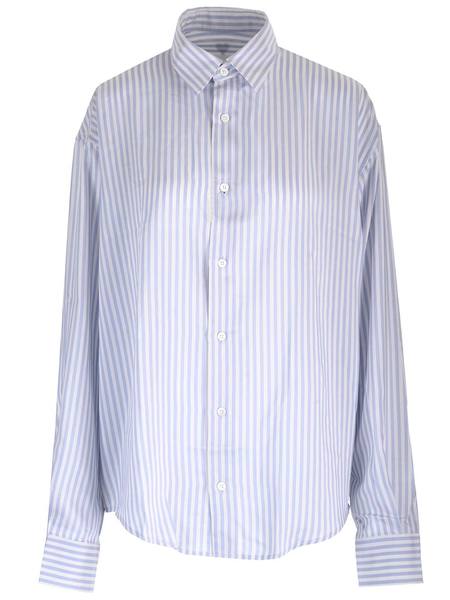 Ami Alexandre Mattiussi Viscose Blend Shirt - Ivory | Garmentory