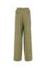 Ami Alexandre Mattiussi Viscose Blend Pant - Olive - Thumbnail 2