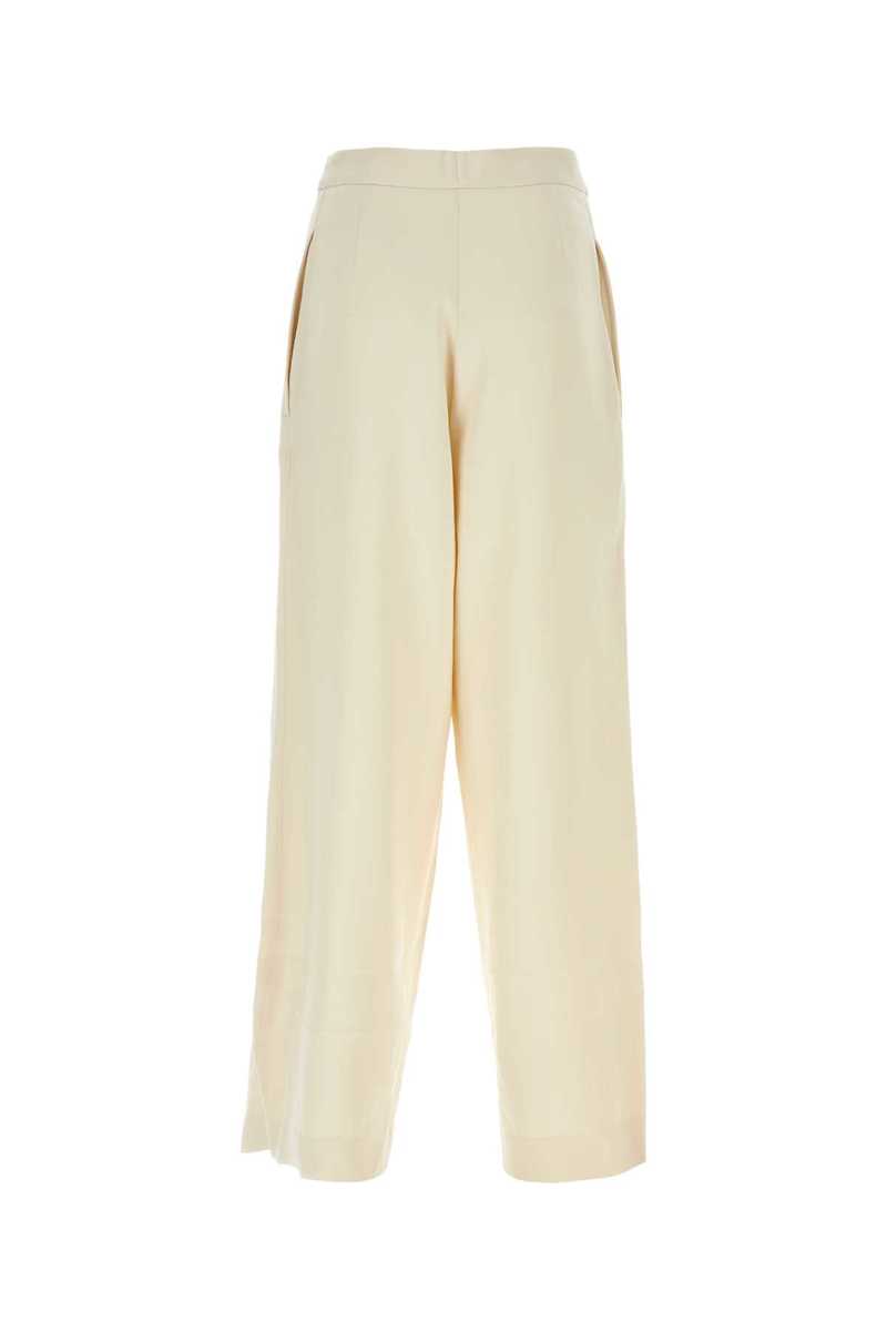 パンツ AMI PARIS IVORY VISCOSE BLEND WIDE-LEG PANT Ami Ivory Viscose Blend Wide-Leg Pant – LOZURI®