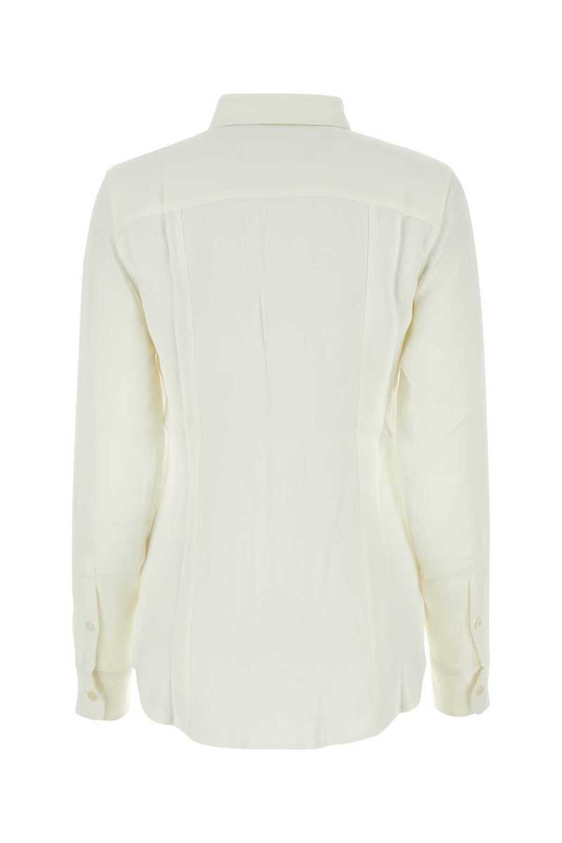【送料&関税込】Ami Alexandre Mattiussi Ivory Viscose Blend Ami Alexandre Mattiussi Viscose Blend Shirt - Ivory | Garmentory