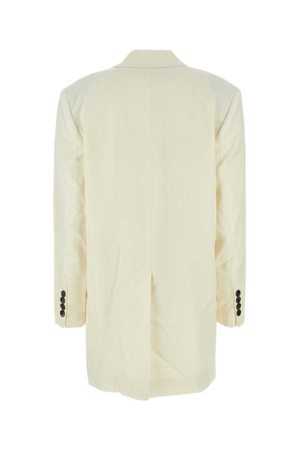 Ami Alexandre Mattiussi Ivory Wool Oversize Blazer - Ivory