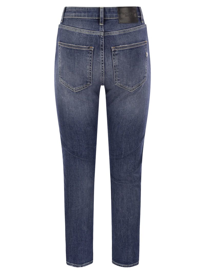デニム・ジーパン DONDUP CINDY - Regular stretch denim jeans Dondup Cindy Regular Stretch Jeans - Denim | Garmentory