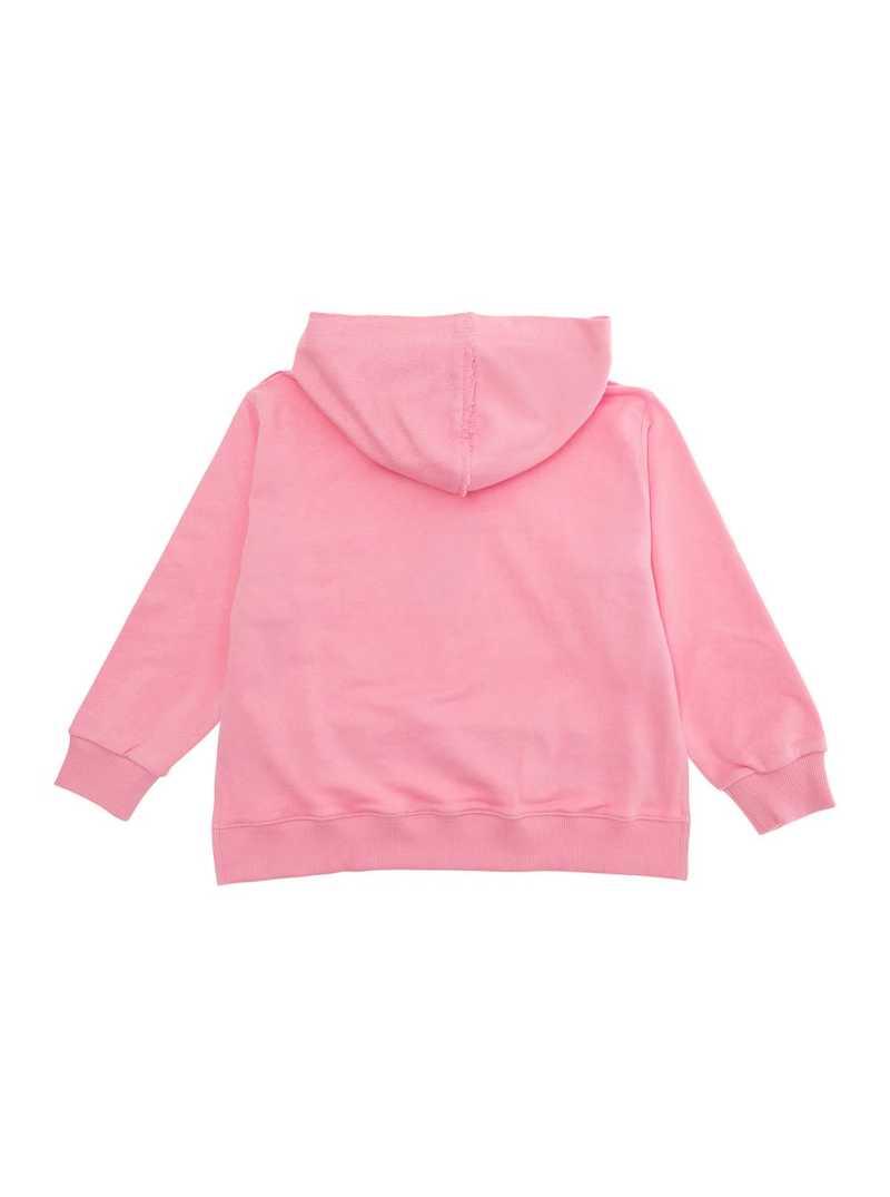 MM6 Maison Margiela Hooded Sweatshirt With Logo Print - Pink
