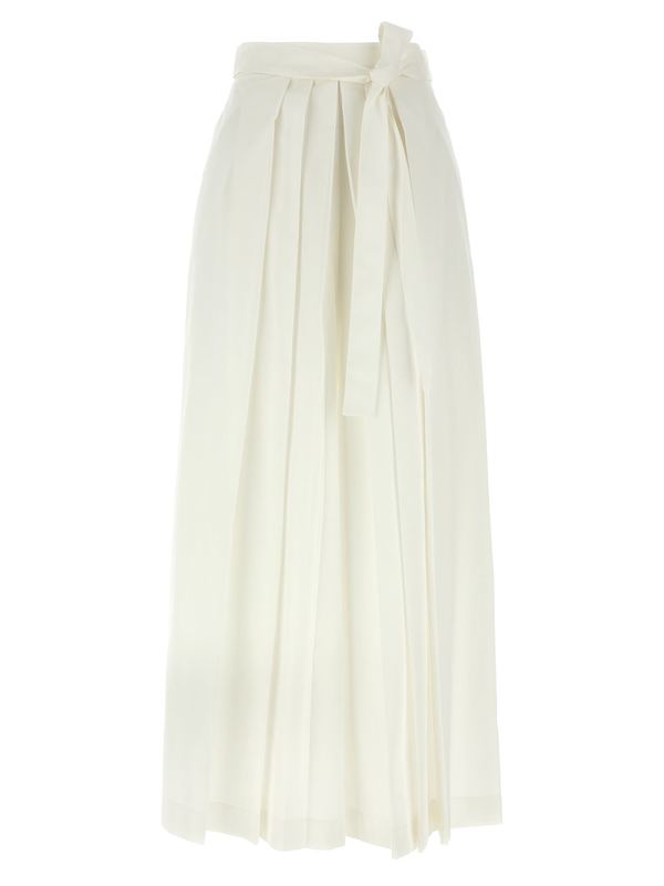 パンツ FABIANA FILIPPI Wide range of trousers White Fabiana Filippi Wide Range Of Trousers Pants In White | ModeSens