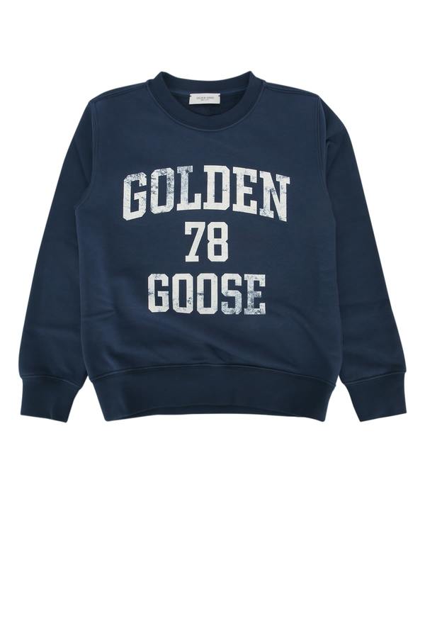 KIDS Golden Goose Journey Crewneck Sweatshirt - Total Eclipse