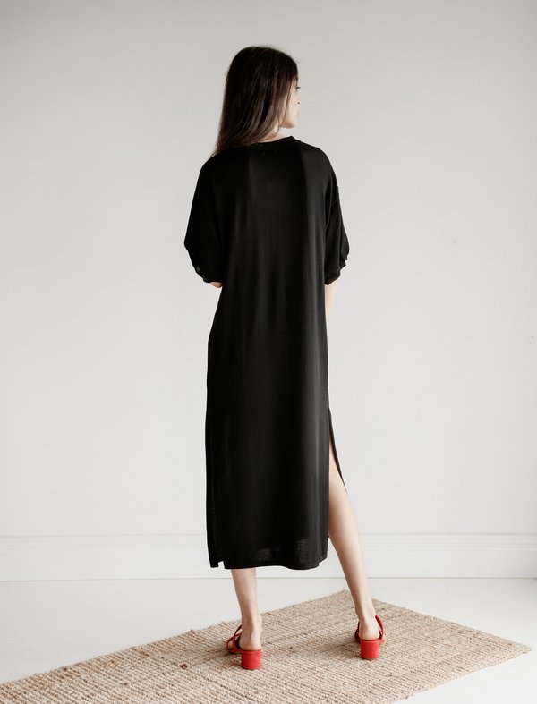 knee length dresses for ladies Aje 'Behold' Maxi in Cobalt – HONEY HIRE BOUTIQUE main image 0