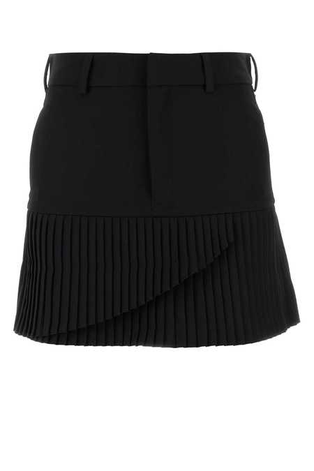 スカート MM6 MAISON MARGIELA Black Stretch Twill Mini Skirt Twill Mini Skirt by MM6 Maison Margiela | Rent the Runway